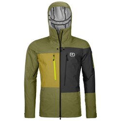 Ortovox 3L Deep Shell Jacket Men's in Wild Herbs